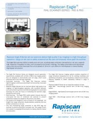 Rapiscan Systems Eagle Rail Scanner Info Sheet 1 - ITT-Kubba