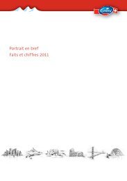 Portrait en bref Faits et chiffres 2011 - Emmi - Emmi Roth USA