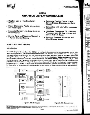 Intel 82720 Graphics Display Controller