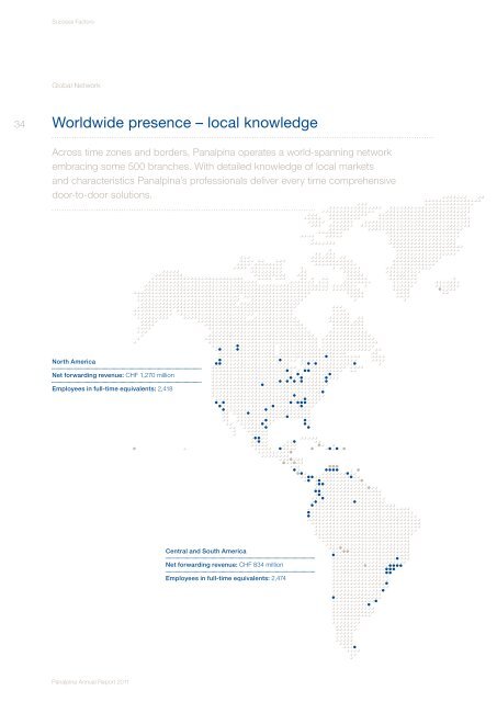 Panalpina Annual Report 2011