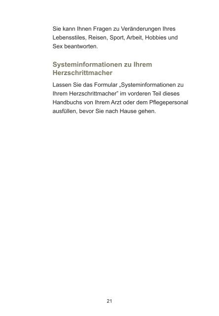 Zum Patienten-Handbuch Herzschrittmachertherapie - Kardionet.de