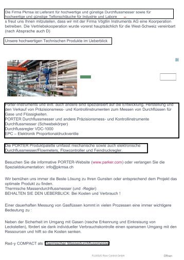 Lieferant für Technische Produkte ,wie Druckregler und Ventile sowie Teflonschläuche für Labore und Anlagenbau