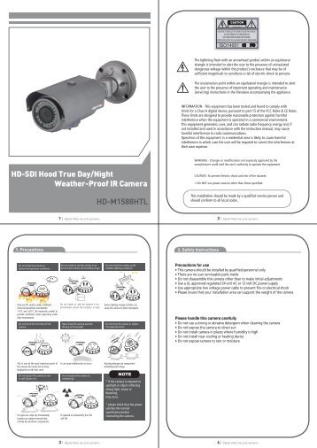 HD-SDI Hood True Day/Night Weather-Proof IR Camera HD ...