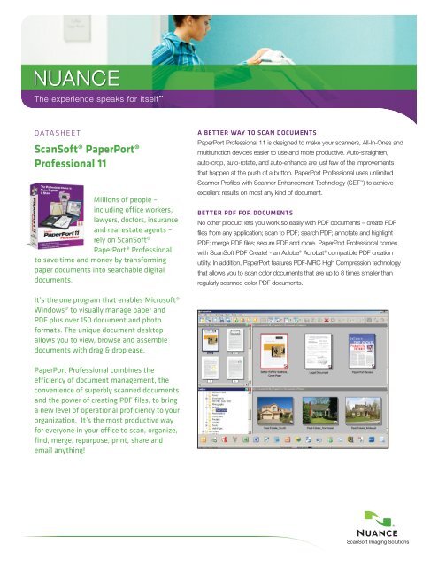 nuance scansoft paperport 11.1