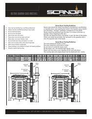 Scandia Ultra Sauna Gas Heater Installation2 - Sauna Supplies