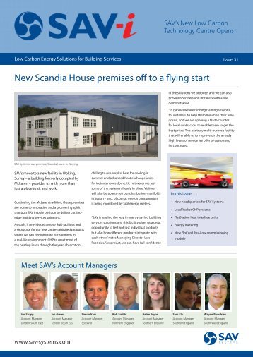 New Scandia House premises off to a flying start - SAV Systems