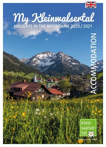My Kleinwalsertal HOLIDAYS IN THE MOUNTAINS 2020/2021