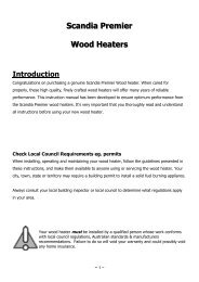 Scandia Premier Wood Heaters - Scandia Stoves & Spares