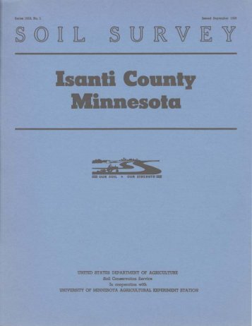 Soil Survey of Isanti County, Minnesota (1958) - Soil Data Mart