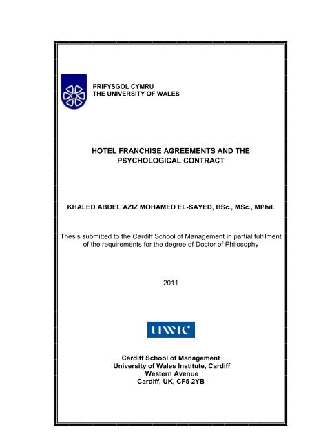 Khaled Al Sayed PhD.pdf - University of Wales Institute Cardiff