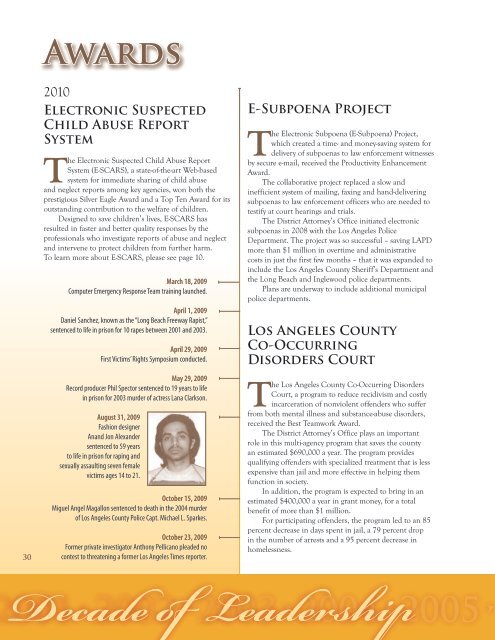 Report People - Los Angeles County District Attorney's Office