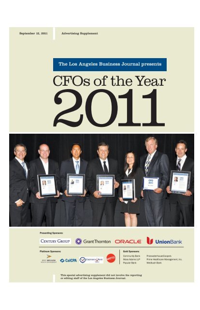 The Los Angeles Business Journal Presents - Cbjonline.com