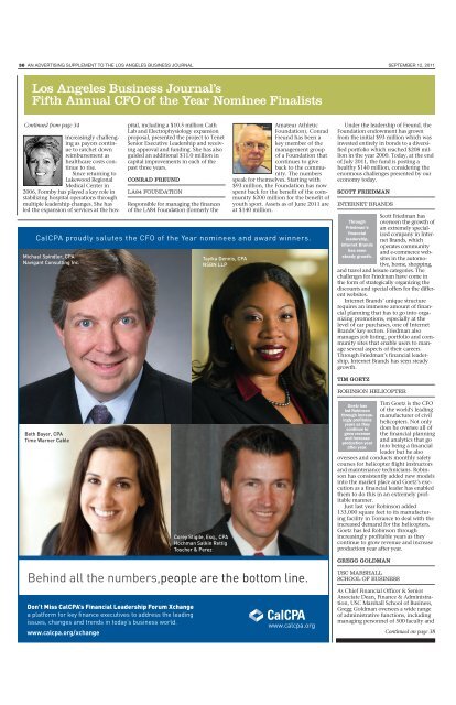 The Los Angeles Business Journal Presents - Cbjonline.com