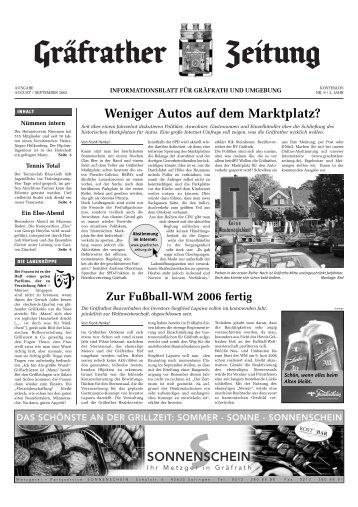 als PDF herunterladen - Gräfrather Zeitung