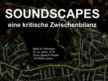Soundscapes - ISI