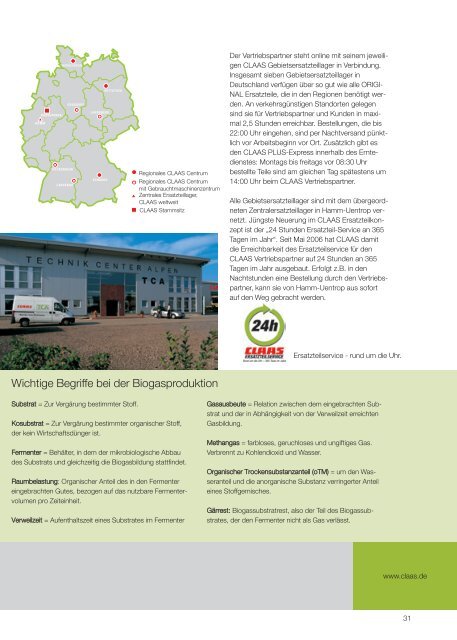 Biogas professionell. - Kaufmann Landtechnik GmbH