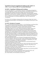 Bericht der Jahreshauptversammlung 2009 - Schützenverein ...