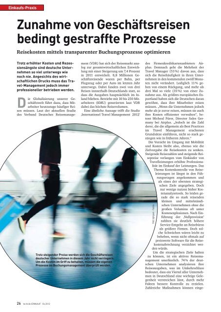 Ausgabe 4 / 2012 - technik + EINKAUF