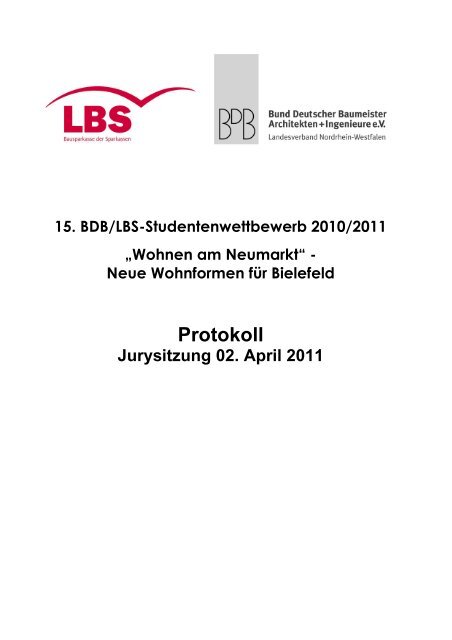 protokoll - BDB NRW