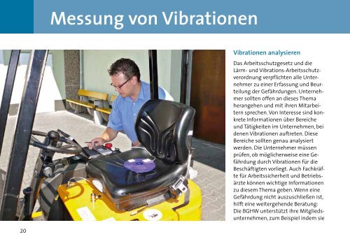 Handbuch "Vibrationen am Arbeitsplatz" - Berufsgenossenschaft ...