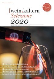 wein.kaltern Selezione vini 2020