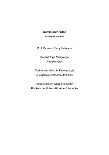 Curriculum Vitae - Rosacea Research and Development Institute