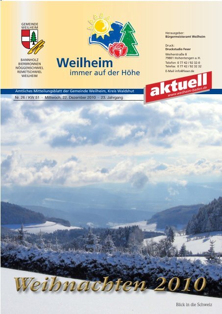 Der Sozialverband VdK informiert - Gemeinde Weilheim / Baden