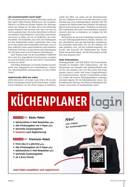 KÜCHENPLANER Ausgabe 09-2020 