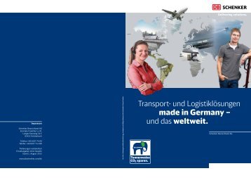 Transport- und Logistiklösungen made in Germany – und das weltweit.