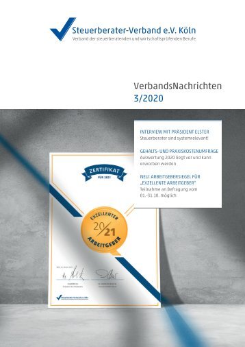 VerbandsNachrichten 3 I 2020