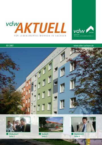 aktuell - vdw Sachsen