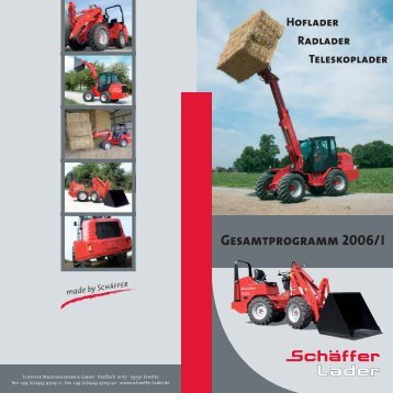 GEsAMtpROgRAMM 2006/I - Hoflader - Teleskoplader - Radlader