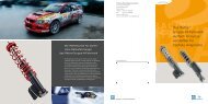 Das Rallye- Gruppe-N-Fahrwerk: vierfach leistungs- verstellbar für ...