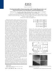 Polydiacetylene/Silica Nanocomposites with Tunable Mesostructure ...