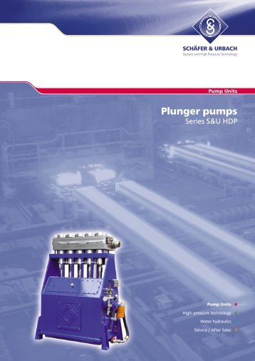 Plunger pumps - SCHÄFER & URBACH
