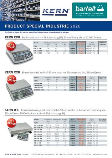 KERN Flyer Industrie