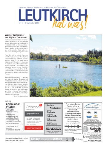 Leutkirch hat was 09.09.2020