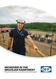 Microgrid in the Brazilian rainforest