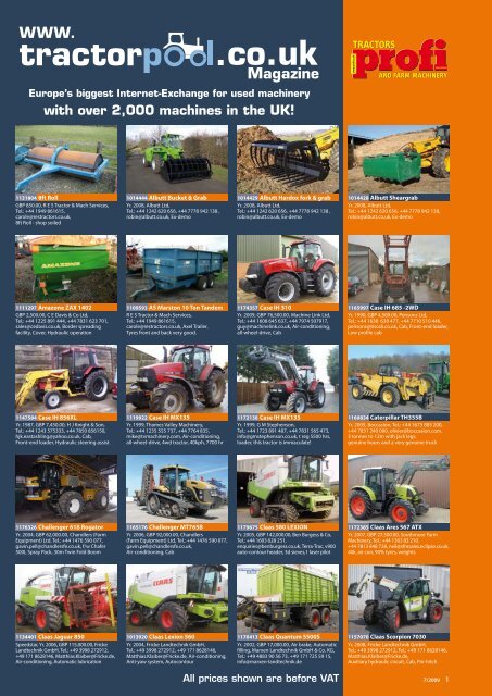 Musterseite Traktorpool - traktorpool-Magazin