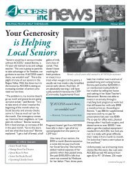 is Helping Local Seniors - ACCESS