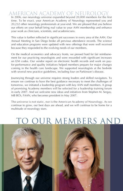 Members - American Academy of Neurology