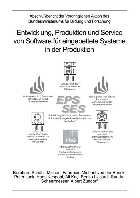 EPS SES EPS SES - Software and Systems Engineering - TUM