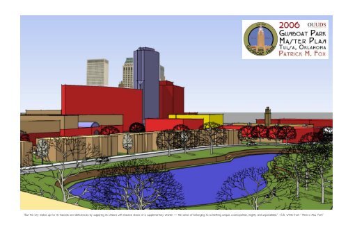 Gunboat Park Plan - Tulsa Graduate College - University of Oklahoma