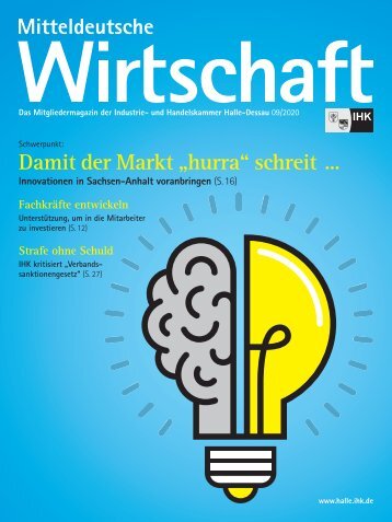 Mitteldeutsche Wirtschaft Ausgabe 09/2020