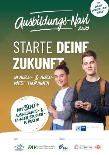 Ausbildungs-Navi für Nord- und Nord-West-Thüringen 2021