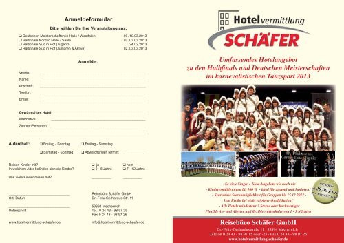 kommt ihr zu unserem Flyer! - Reisebüro Schäfer GmbH