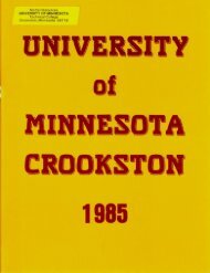 Trojan 1985 - Yearbook - University of Minnesota, Crookston