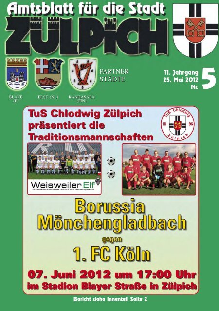 Amtsblatt 05/2012 - Stadt Zülpich