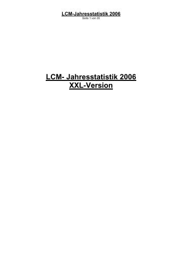 LCM-Jahresstatistik 2006 - GMX