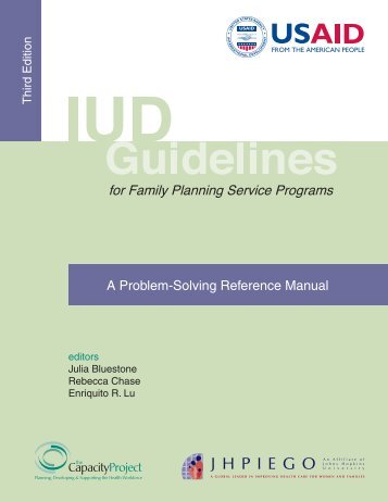IUD Guidelines for Family Planning Service Programs - IntraHealth ...